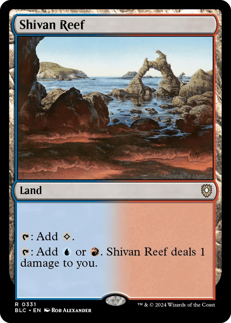 Shivan Reef [Bloomburrow Commander] | GrognardGamesBatavia