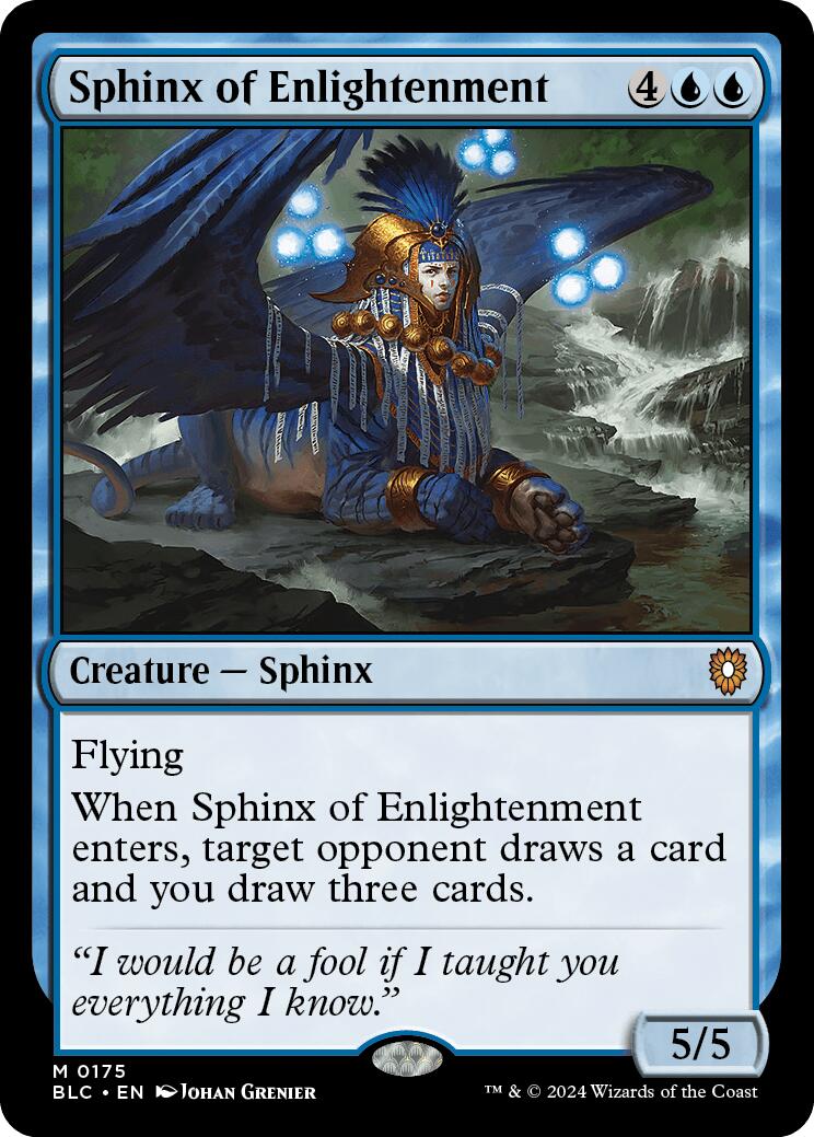 Sphinx of Enlightenment [Bloomburrow Commander] | GrognardGamesBatavia