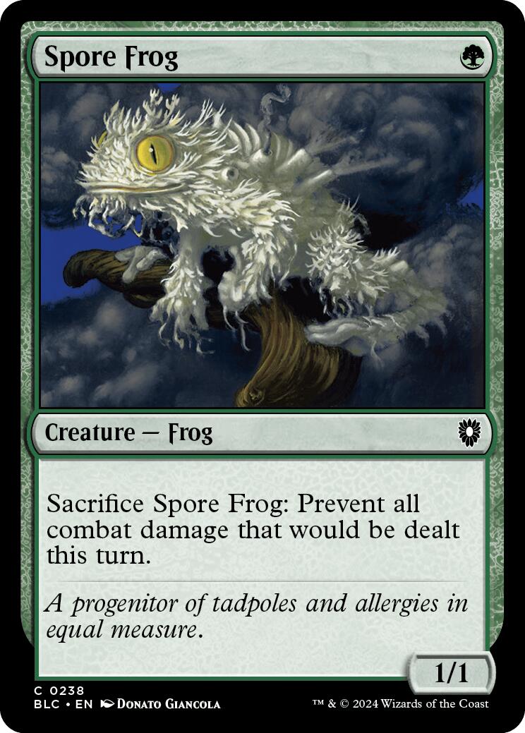 Spore Frog [Bloomburrow Commander] | GrognardGamesBatavia