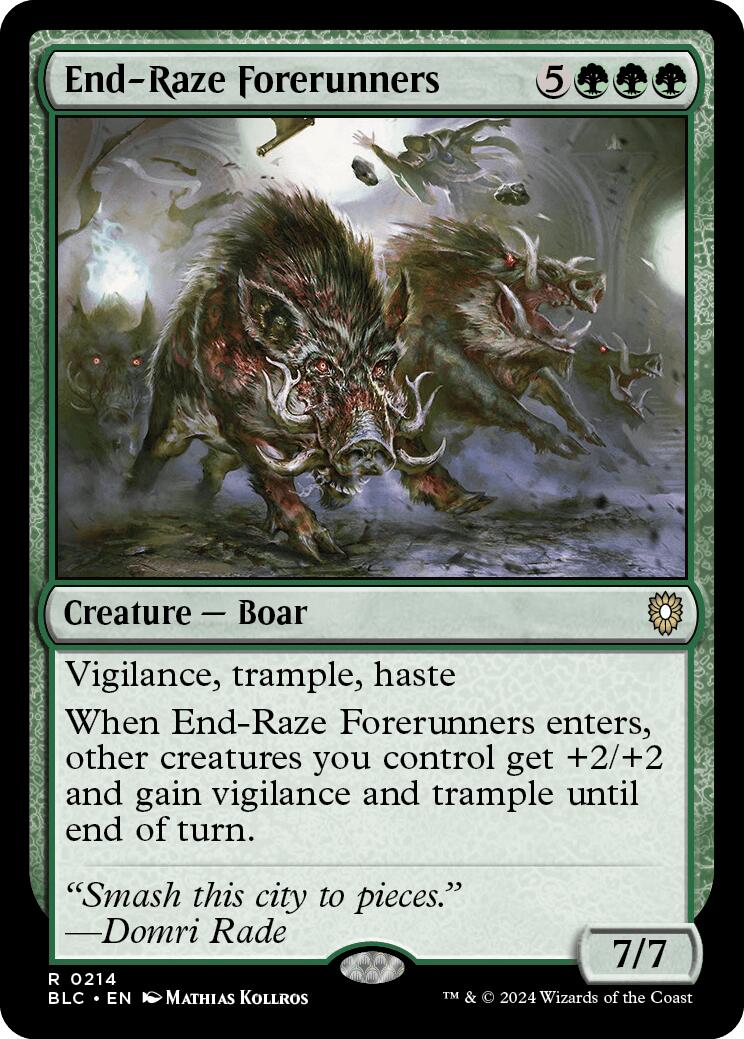 End-Raze Forerunners [Bloomburrow Commander] | GrognardGamesBatavia