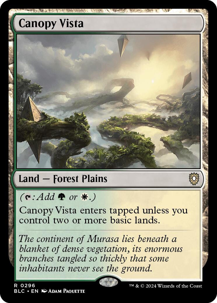 Canopy Vista [Bloomburrow Commander] | GrognardGamesBatavia