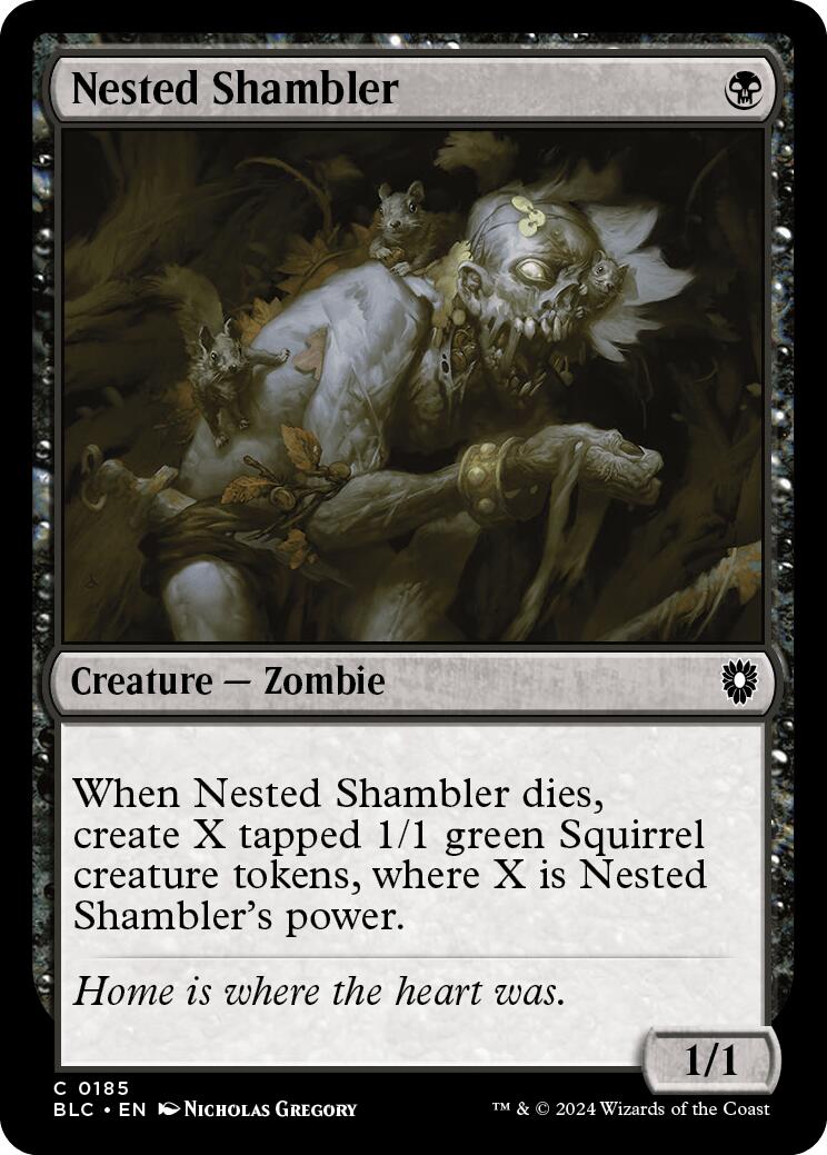 Nested Shambler [Bloomburrow Commander] | GrognardGamesBatavia