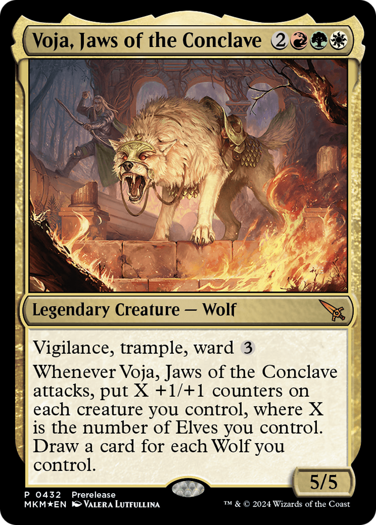 Voja, Jaws of the Conclave [Murders at Karlov Manor Prerelease Promos] | GrognardGamesBatavia