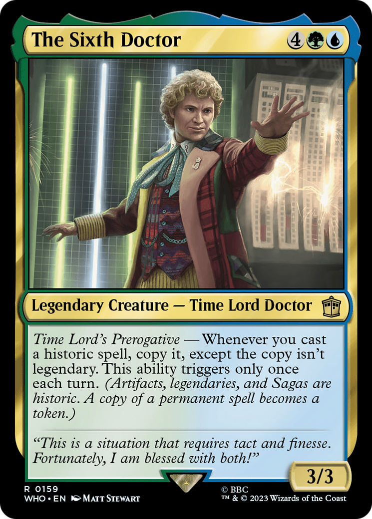 The Sixth Doctor [Doctor Who] | GrognardGamesBatavia