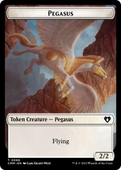 Copy (54) // Pegasus Double-Sided Token [Commander Masters Tokens] | GrognardGamesBatavia