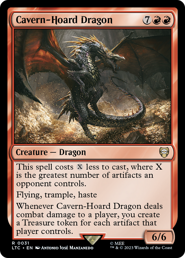 Cavern-Hoard Dragon [The Lord of the Rings: Tales of Middle-Earth Commander] | GrognardGamesBatavia