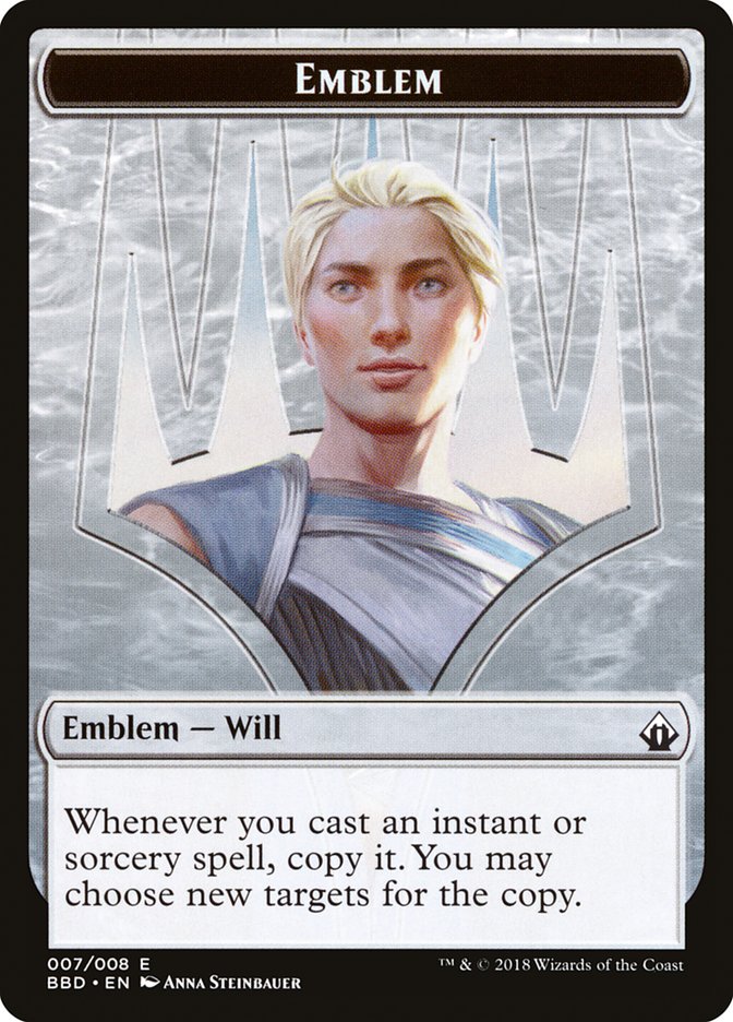 Will Kenrith Emblem [Battlebond Tokens] | GrognardGamesBatavia