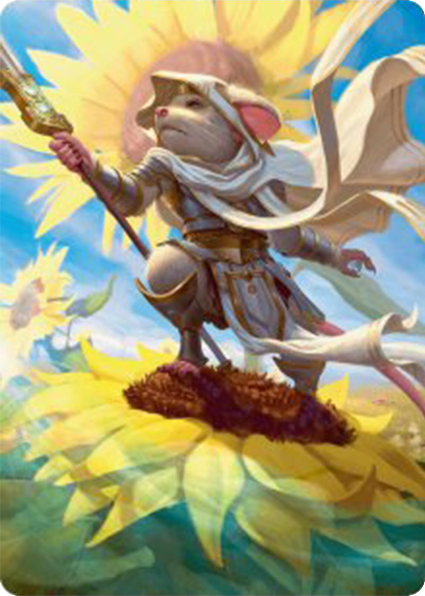 Elspeth, Sun's Champion Art Card [Bloomburrow Art Series] | GrognardGamesBatavia