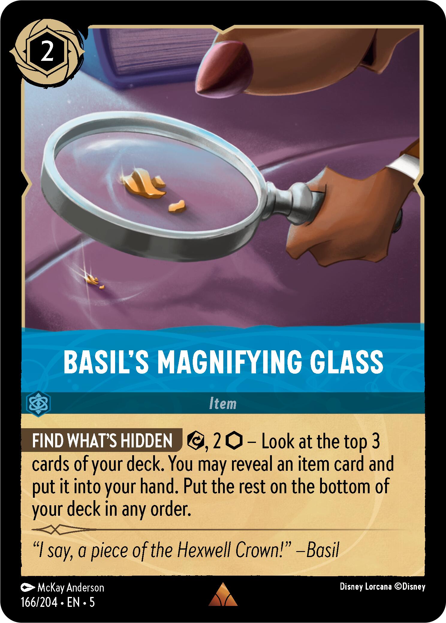 Basil's Magnifying Glass (166/204) [Shimmering Skies] | GrognardGamesBatavia