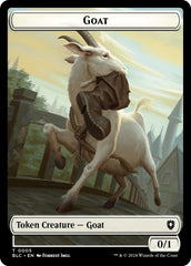 Goat // Wolf (032) Double-Sided Token [Bloomburrow Commander Tokens] | GrognardGamesBatavia