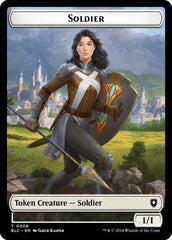 Soldier // Citizen Double-Sided Token [Bloomburrow Commander Tokens] | GrognardGamesBatavia