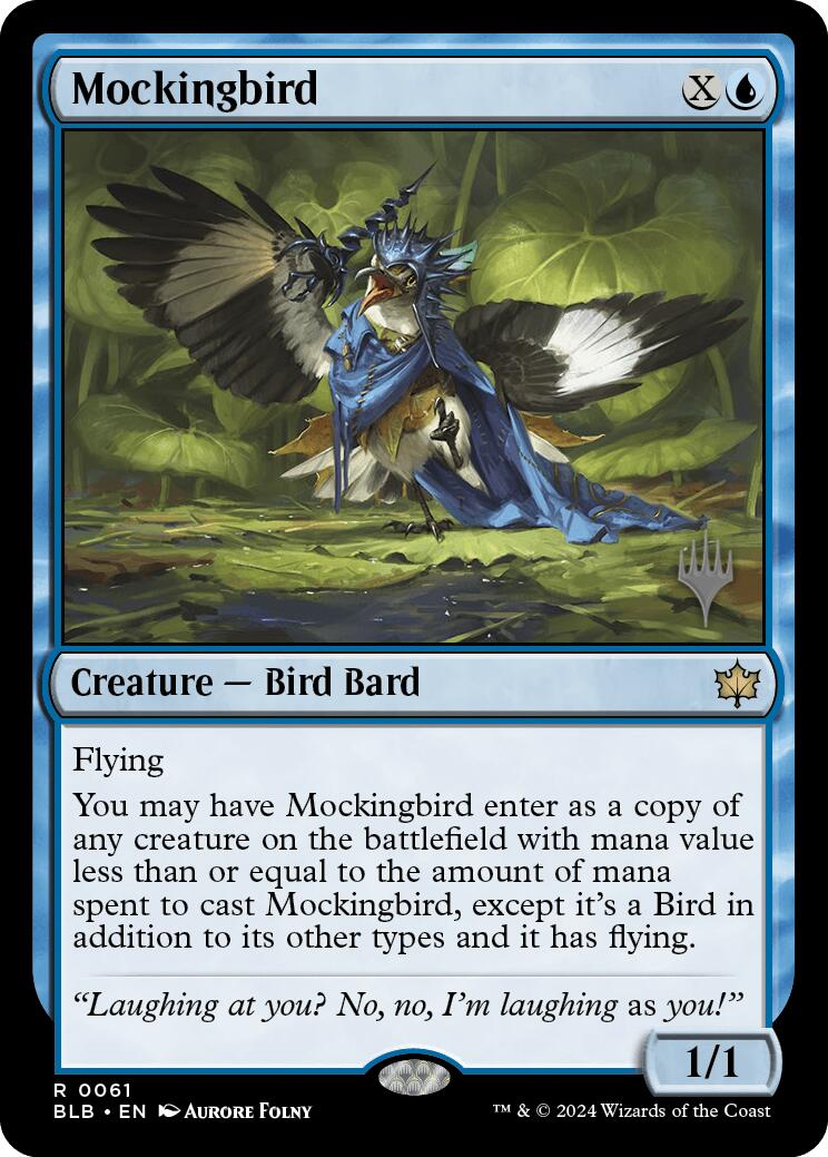 Mockingbird (Promo Pack) [Bloomburrow Promos] | GrognardGamesBatavia