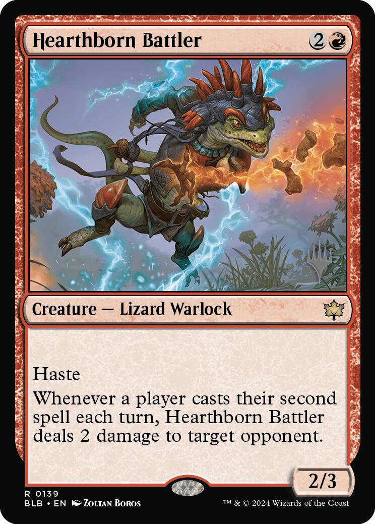 Hearthborn Battler (Promo Pack) [Bloomburrow Promos] | GrognardGamesBatavia