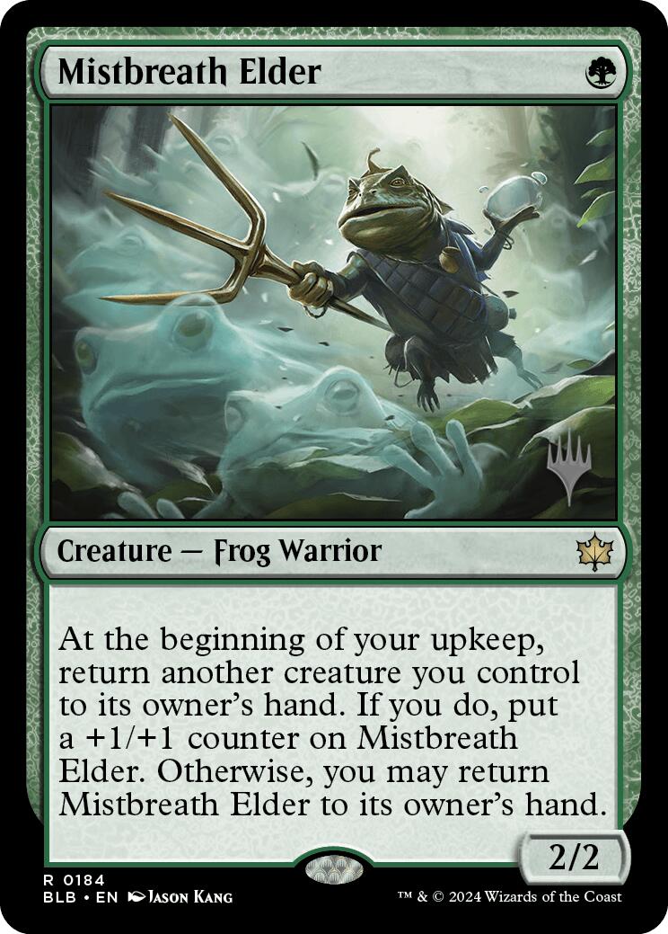 Mistbreath Elder (Promo Pack) [Bloomburrow Promos] | GrognardGamesBatavia