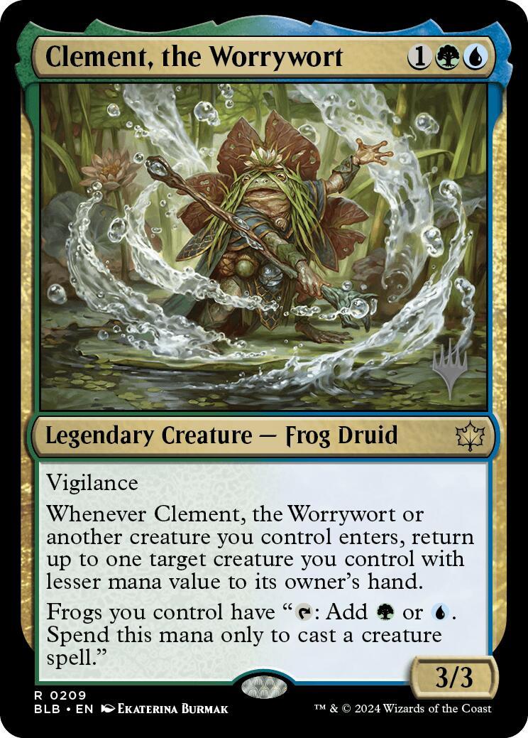 Clement, the Worrywort (Promo Pack) [Bloomburrow Promos] | GrognardGamesBatavia