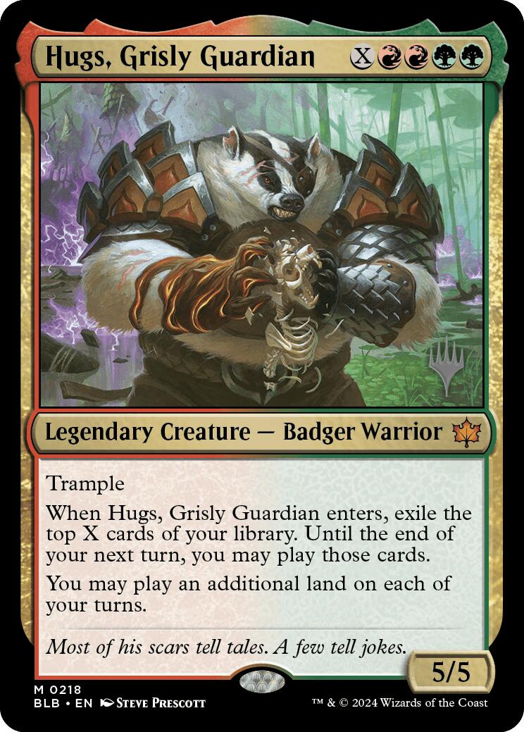 Hugs, Grisly Guardian (Promo Pack) [Bloomburrow Promos] | GrognardGamesBatavia