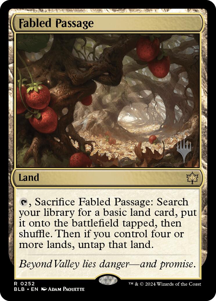 Fabled Passage (Promo Pack) [Bloomburrow Promos] | GrognardGamesBatavia