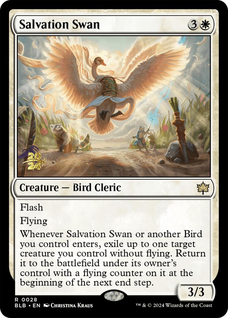 Salvation Swan [Bloomburrow Prerelease Promos] | GrognardGamesBatavia