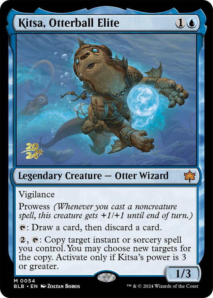 Kitsa, Otterball Elite [Bloomburrow Prerelease Promos] | GrognardGamesBatavia