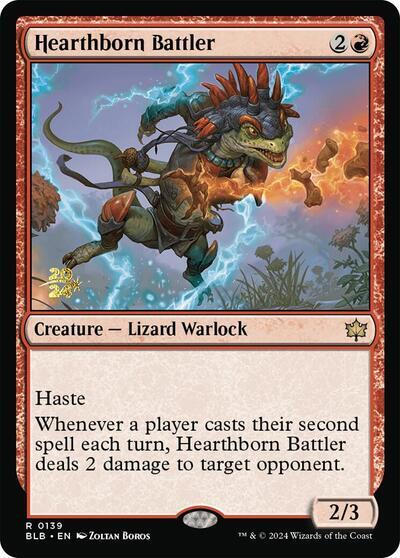 Hearthborn Battler [Bloomburrow Prerelease Promos] | GrognardGamesBatavia