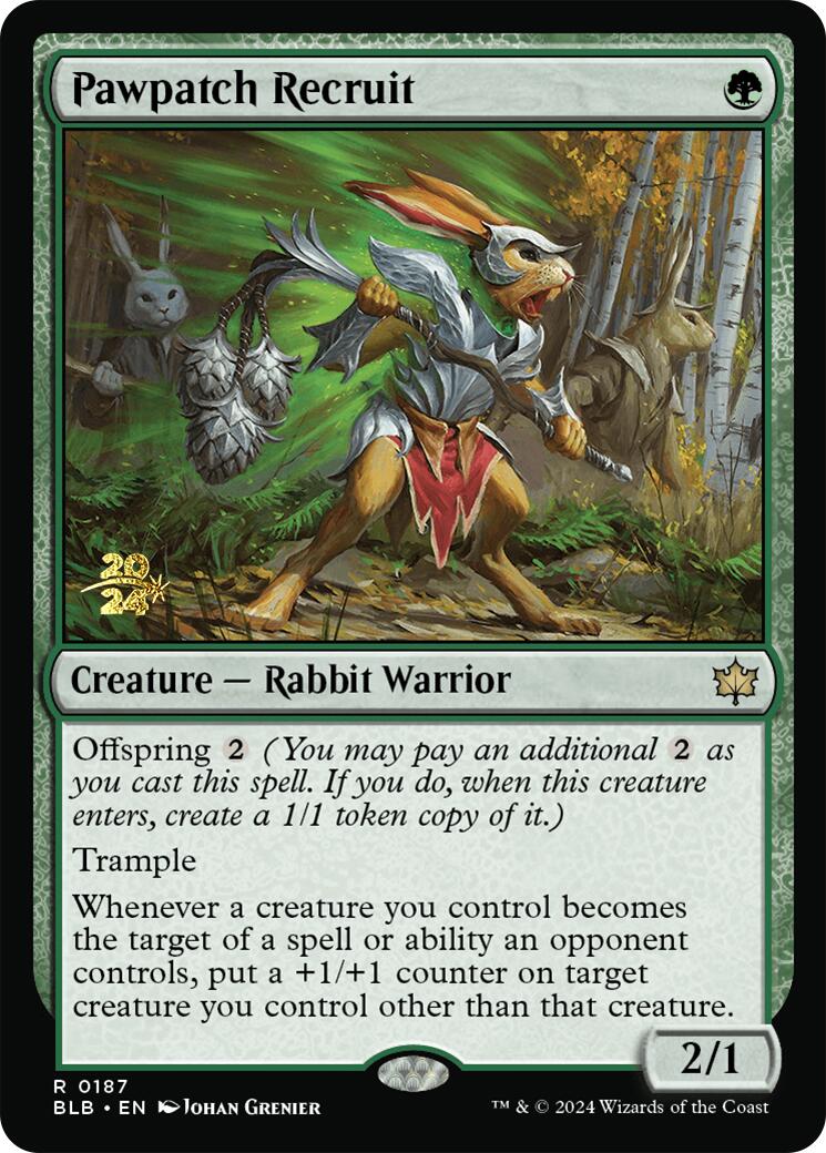 Pawpatch Recruit [Bloomburrow Prerelease Promos] | GrognardGamesBatavia