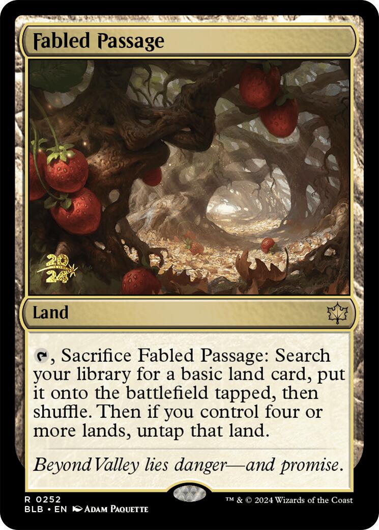 Fabled Passage [Bloomburrow Prerelease Promos] | GrognardGamesBatavia