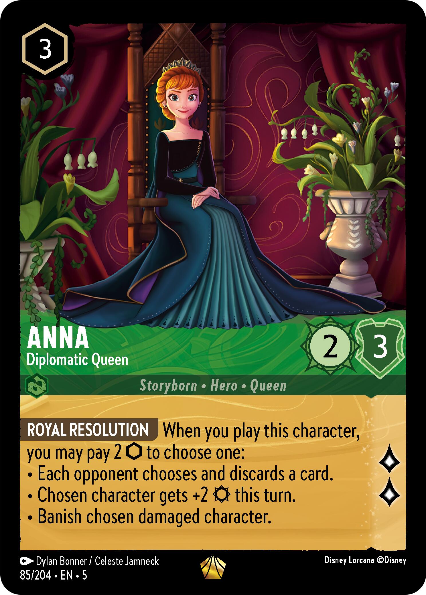 Anna - Diplomatic Queen (85/204) [Shimmering Skies] | GrognardGamesBatavia