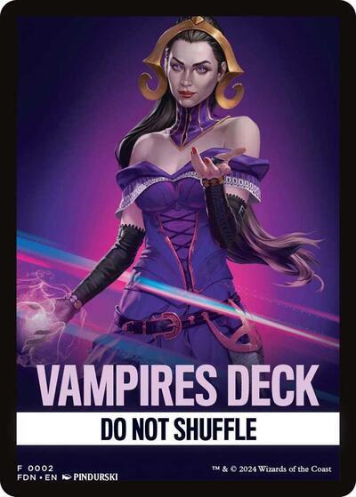 Vampires Deck Theme Card [Foundations] | GrognardGamesBatavia