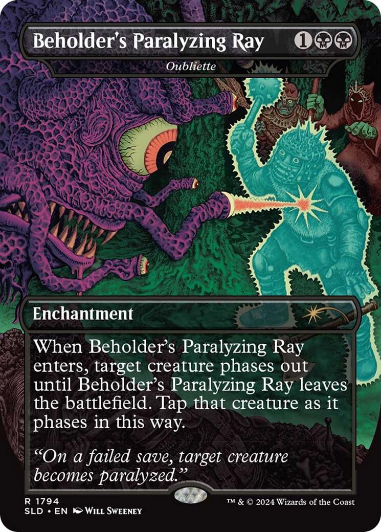 Beholder's Paralyzing Ray - Oubliette [Secret Lair Drop Series] | GrognardGamesBatavia