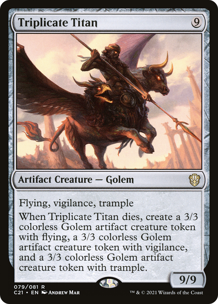 Triplicate Titan [Commander 2021] | GrognardGamesBatavia