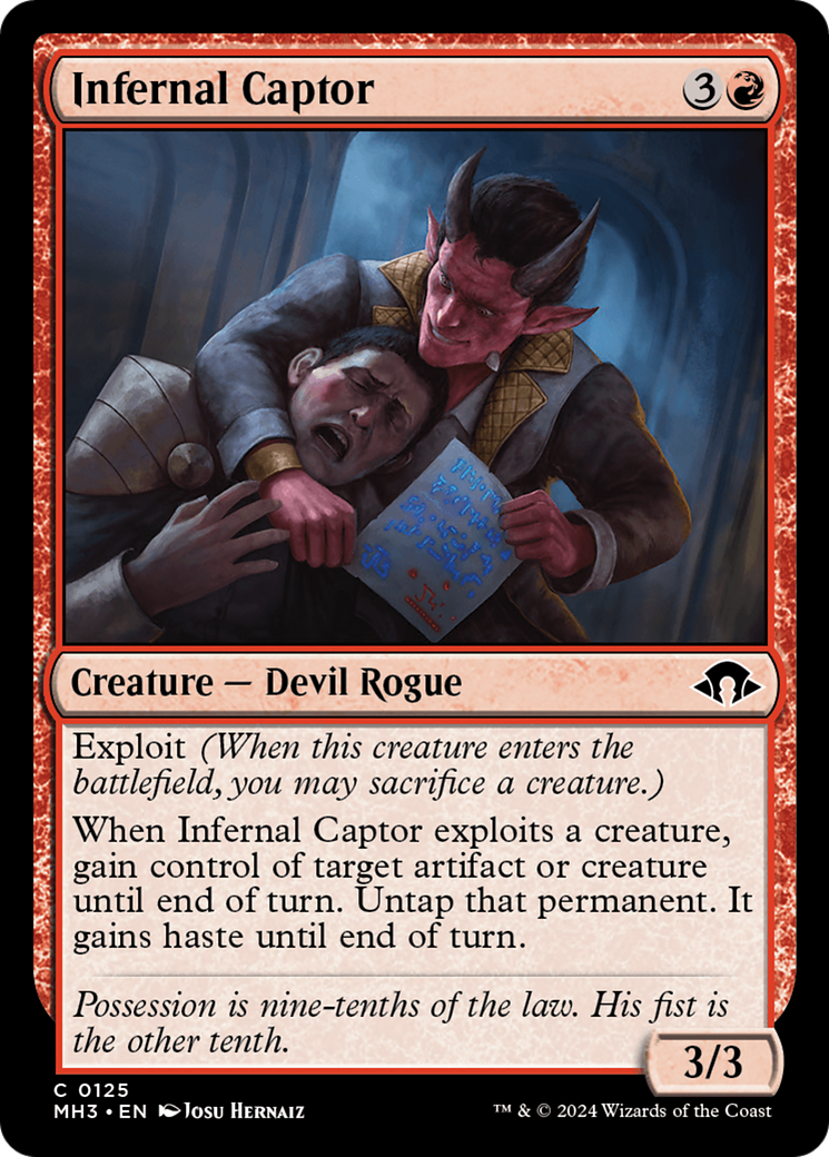 Infernal Captor [Modern Horizons 3] | GrognardGamesBatavia