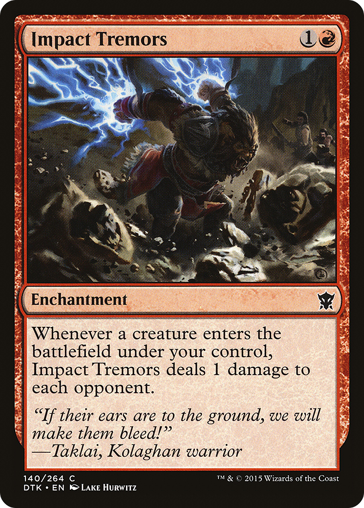 Impact Tremors [Dragons of Tarkir] | GrognardGamesBatavia