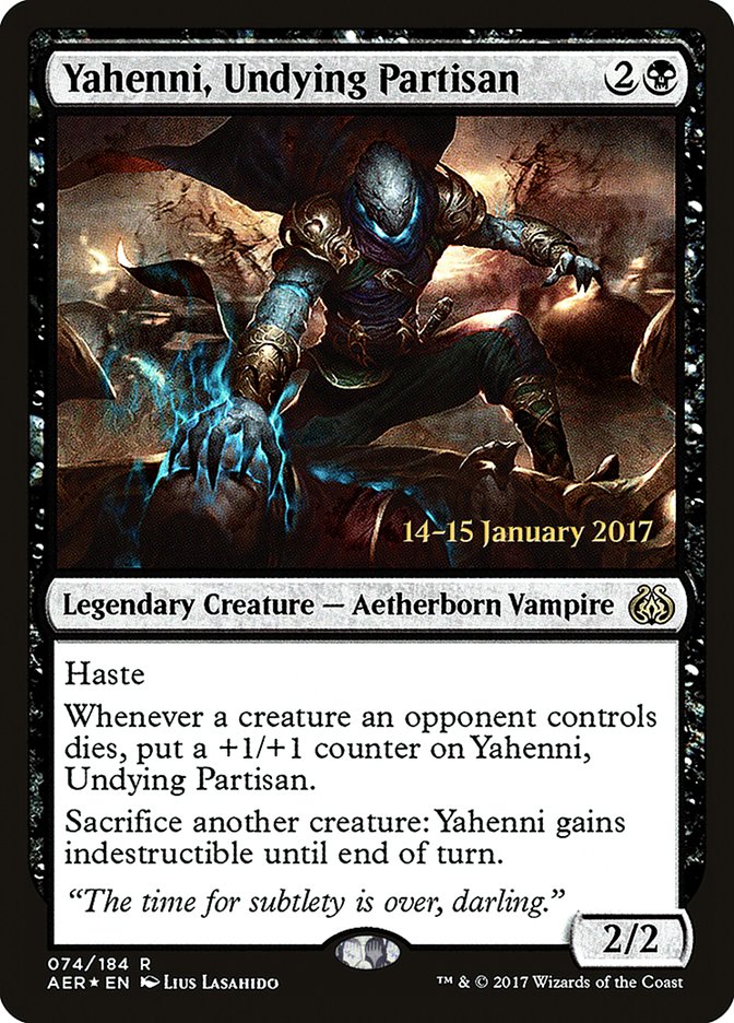 Yahenni, Undying Partisan [Aether Revolt Prerelease Promos] | GrognardGamesBatavia