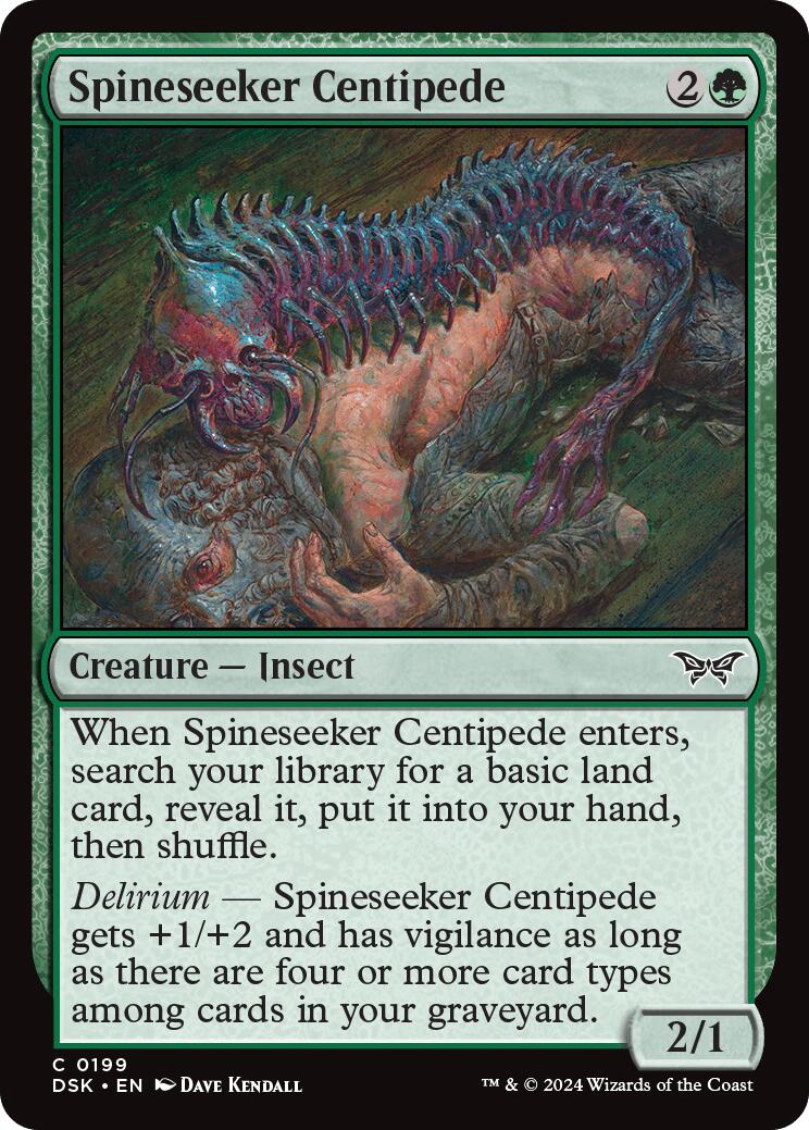 Spineseeker Centipede [Duskmourn: House of Horror] | GrognardGamesBatavia