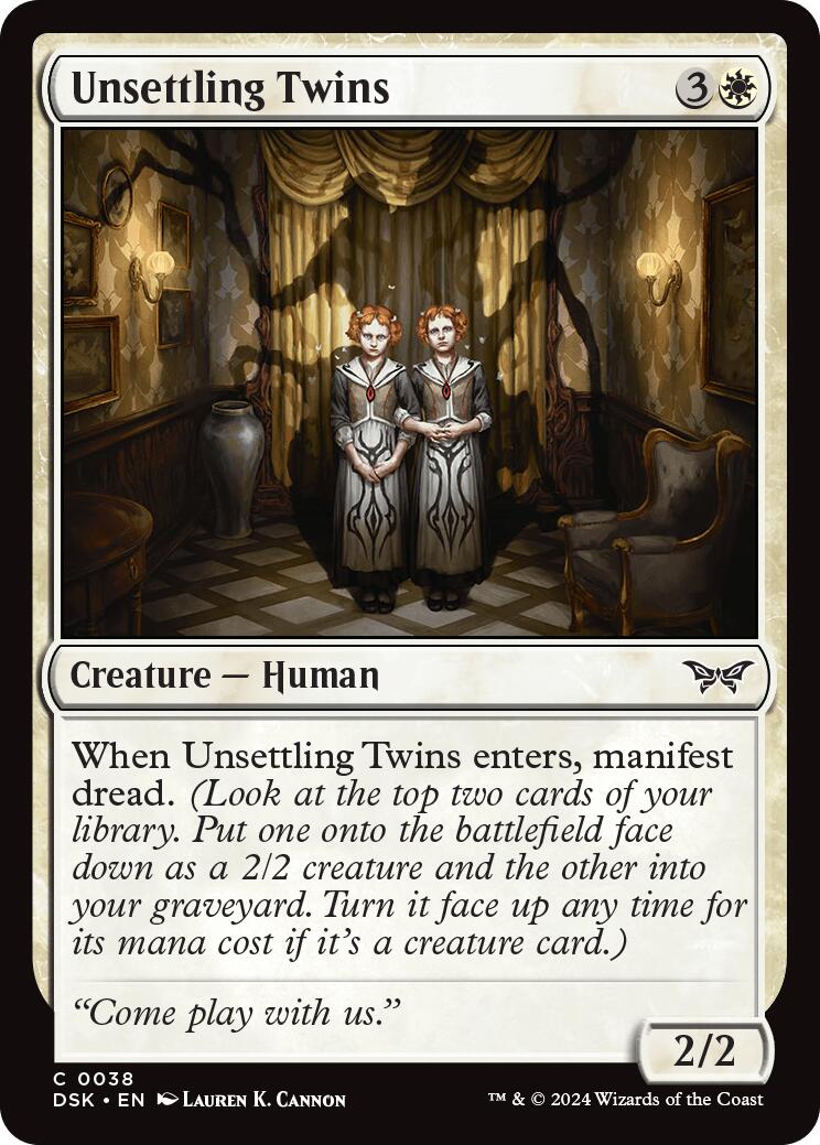 Unsettling Twins [Duskmourn: House of Horror] | GrognardGamesBatavia