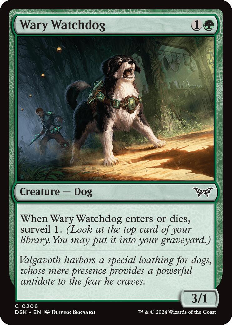 Wary Watchdog [Duskmourn: House of Horror] | GrognardGamesBatavia