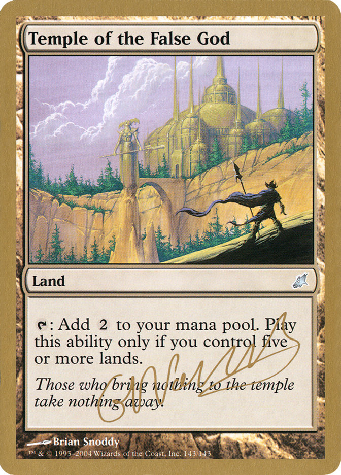 Temple of the False God (Gabriel Nassif) [World Championship Decks 2004] | GrognardGamesBatavia