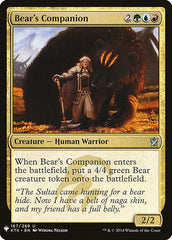 Bear's Companion [Mystery Booster] | GrognardGamesBatavia