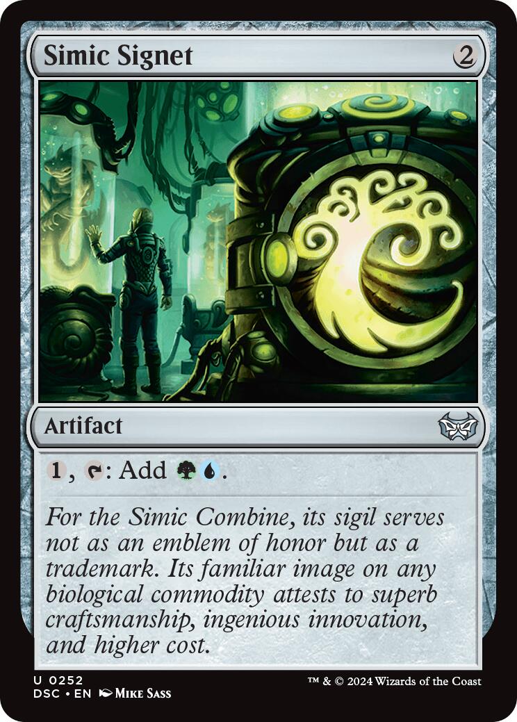 Simic Signet [Duskmourn: House of Horror Commander] | GrognardGamesBatavia