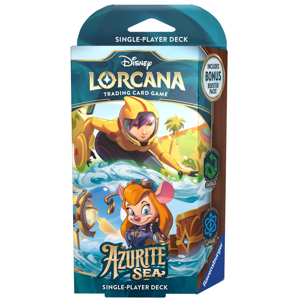 Disney Lorcana TCG: Azurite Sea Starter Deck - Emerald and Sapphire | GrognardGamesBatavia