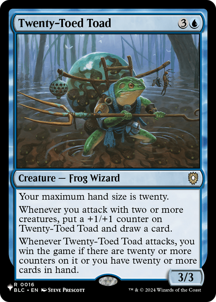 Twenty-Toed Toad [The List] | GrognardGamesBatavia