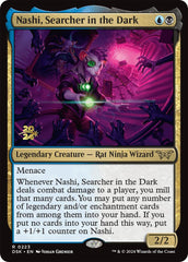 Nashi, Searcher in the Dark [Duskmourn: House of Horror Prerelease Promos] | GrognardGamesBatavia