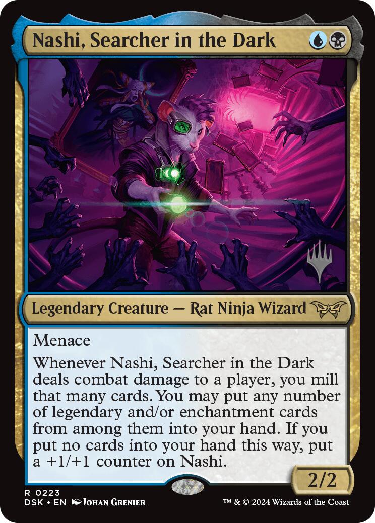 Nashi, Searcher in the Dark [Duskmourn: House of Horror Promos] | GrognardGamesBatavia