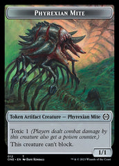 Rebel // Phyrexian Mite (012) Double-Sided Token [Phyrexia: All Will Be One Tokens] | GrognardGamesBatavia