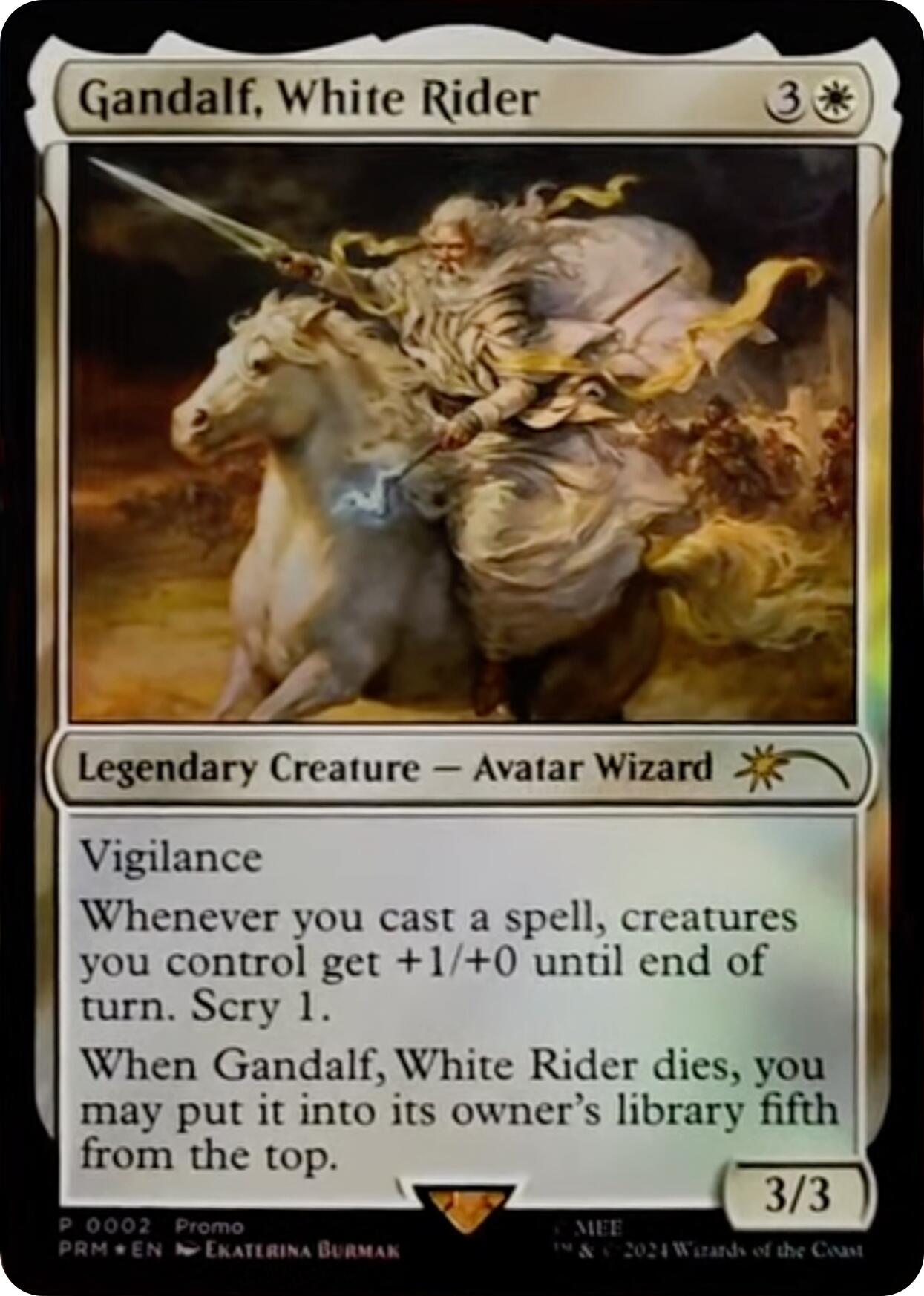 Gandalf, White Rider [Resale Promos] | GrognardGamesBatavia