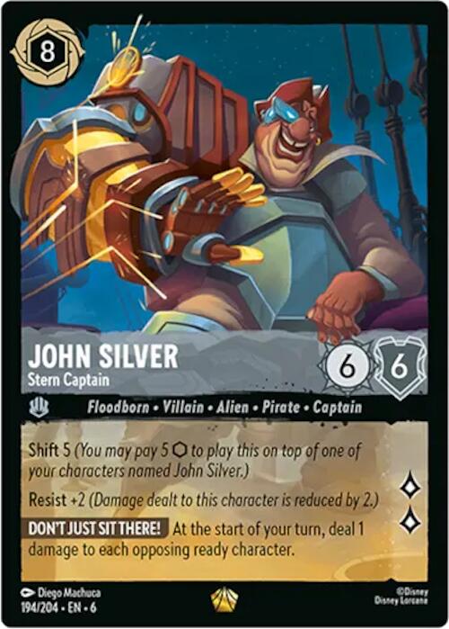 John Silver - Stern Captain (194/204) [Azurite Sea] | GrognardGamesBatavia