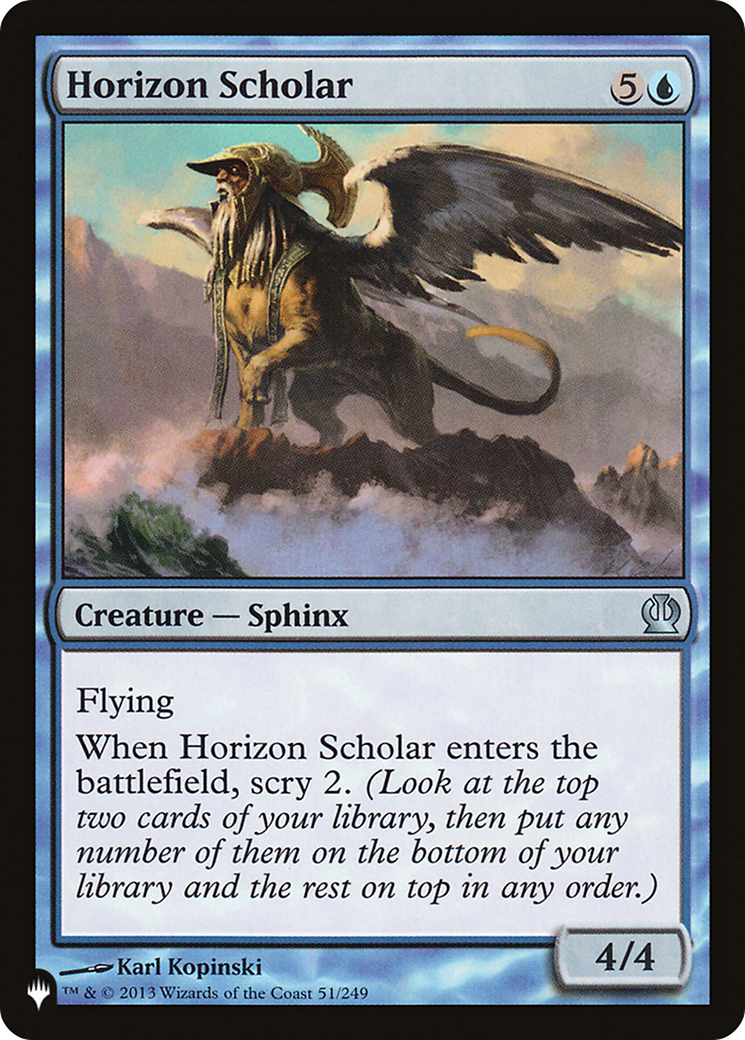 Horizon Scholar [The List] | GrognardGamesBatavia