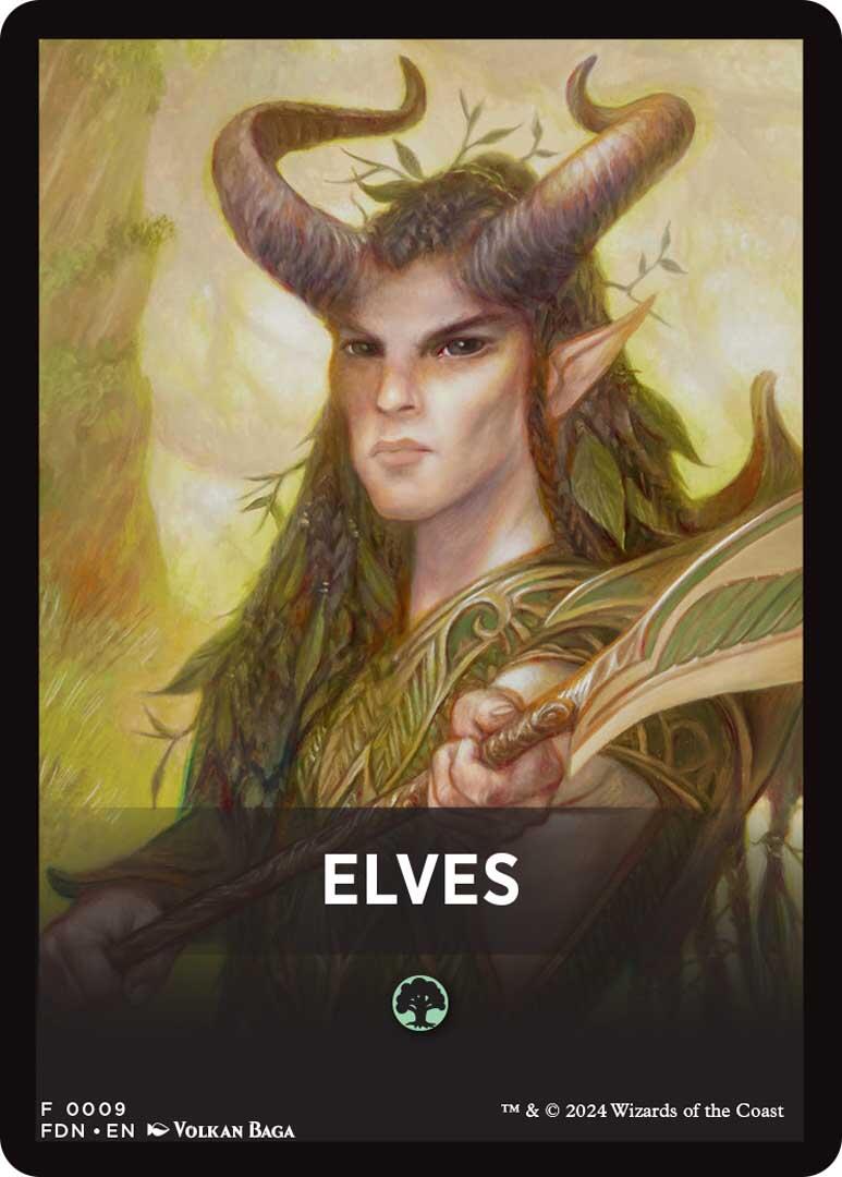 Elves Theme Card [Foundations Tokens] | GrognardGamesBatavia