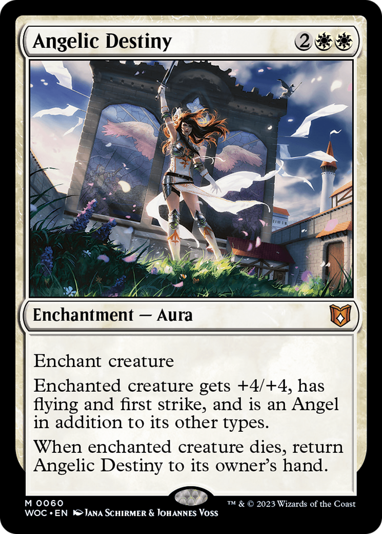 Angelic Destiny [Wilds of Eldraine Commander] | GrognardGamesBatavia