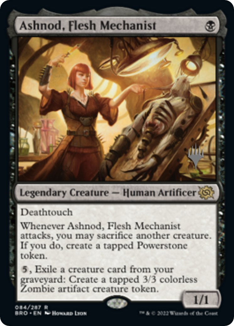 Ashnod, Flesh Mechanist (Promo Pack) [The Brothers' War Promos] | GrognardGamesBatavia